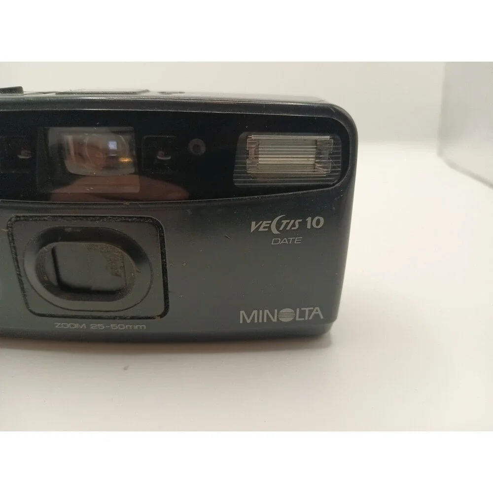 Minolta VeTis 10 Date, 25-50mm, Point & Shoot Camera-Untested Worked Last Use